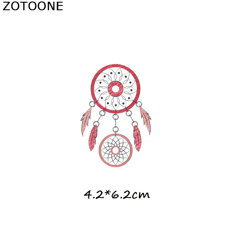 131 ZOTOONE милые Ловцы снов утюжок на передачу патч для одежды тепло на тепловых пластырей плавкие Наклейки Аппликации на одежду E - Цвет: 131