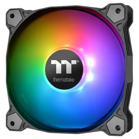 Thermaltake Pure Plus 12 светодиодный RGB вентилятор шасси(12 см/16,8 миллионов цветов/цифровой блок управления/Голосовое управление