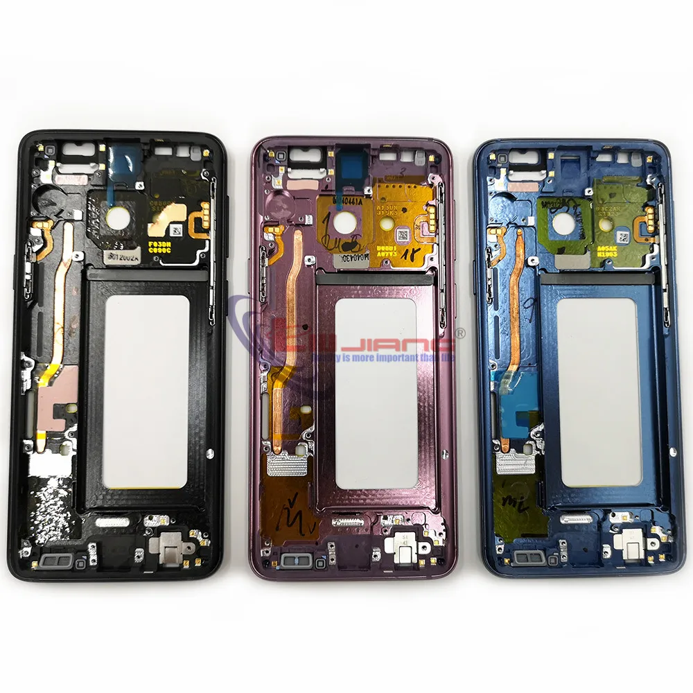 Для samsung S9+ G960 G960F S9 Plus G965 G965F корпус Дисплей средняя рамка Шасси пластина Замена