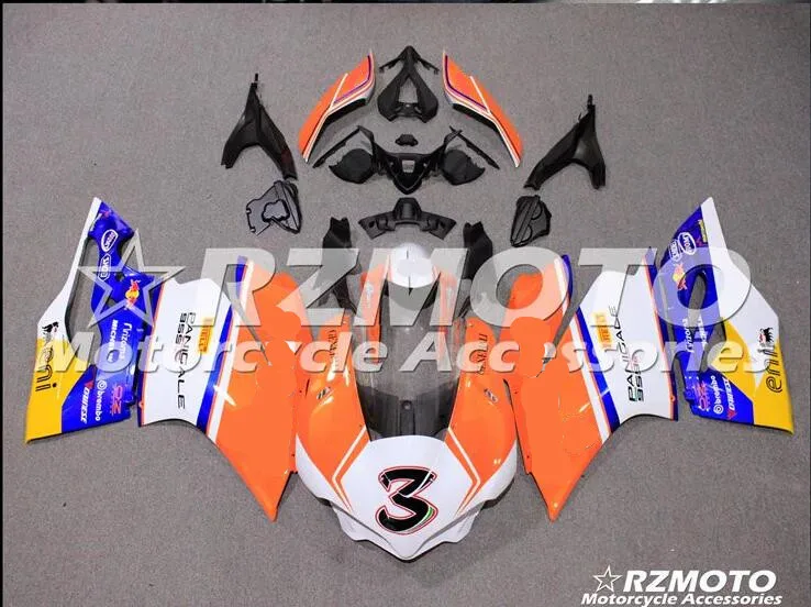Новый ABS мотоцикл обтекатель подходит для Ducati 959 1299 Panigale 2015 2016 2017 2018 бодикон литья