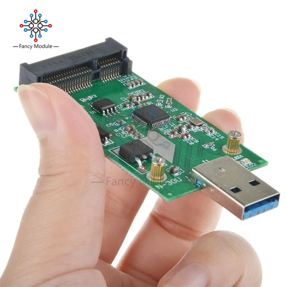 Переходник с USB 3 0 на Mini PCIE mSATA SSD Внешний SSD|usb 3.0|usb 3.0 ssdusb to |