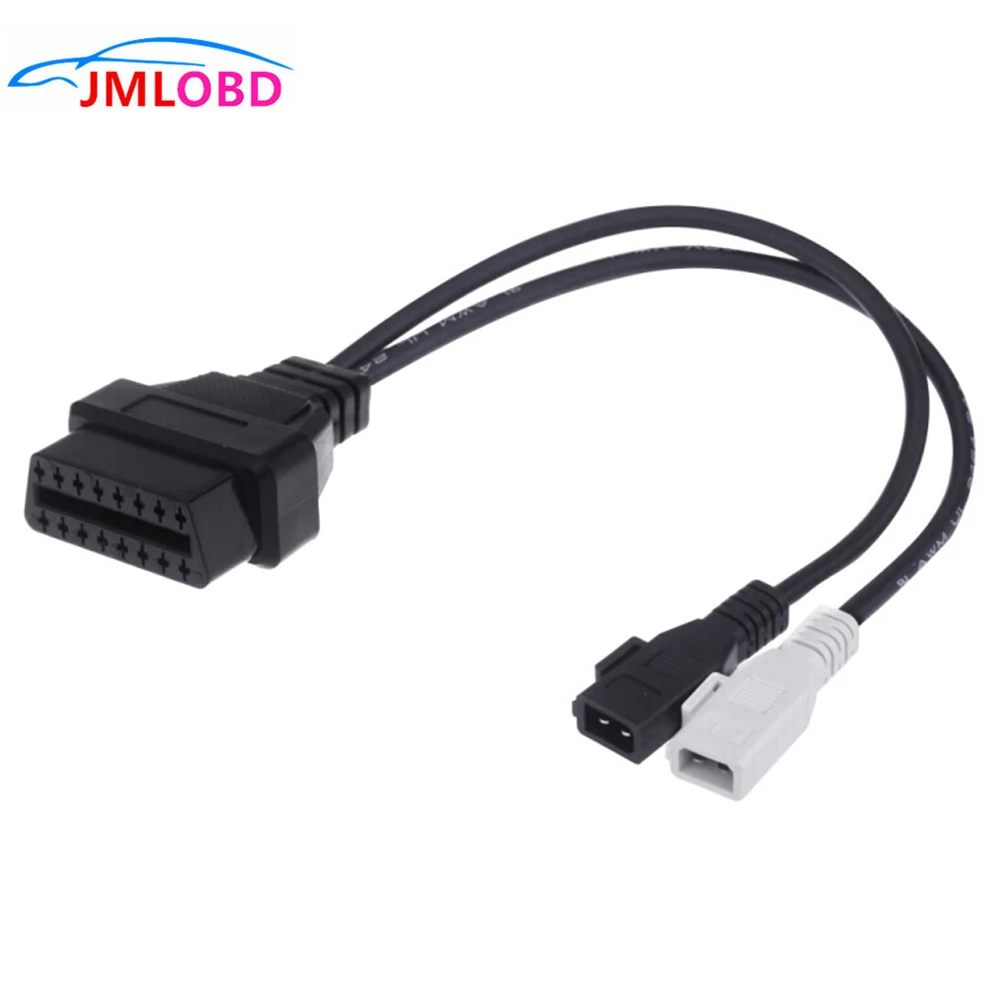 Адаптер VAG для AUDI 2X2 OBD1 OBD2 автомобильный диагностический кабель 2P + Подходит Audi 2X2Pin