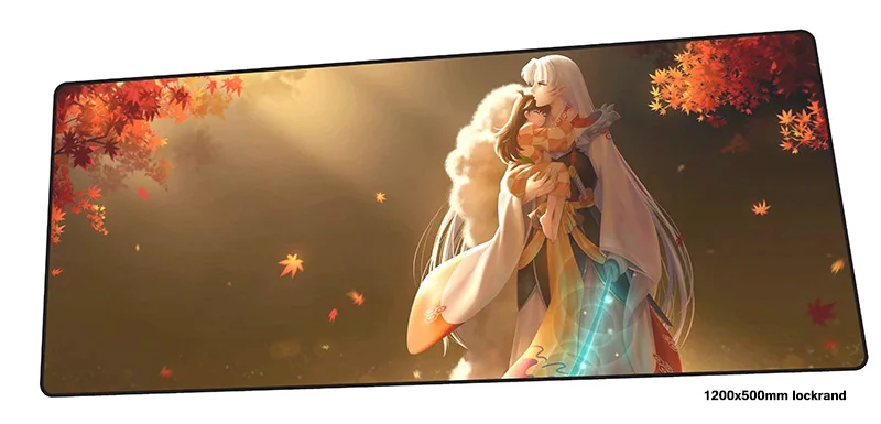 Inuyasha коврик для мыши 1200x500 мм колодки Лидер продаж игровой геймер locrkand большой