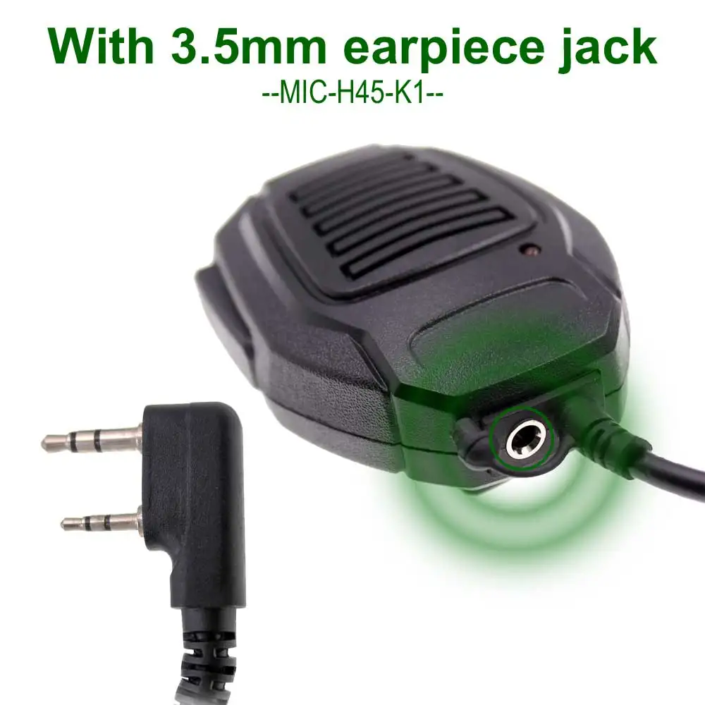 Оригинальный профессиональный микрофон проводной стерео PTT динамик microfino для TH