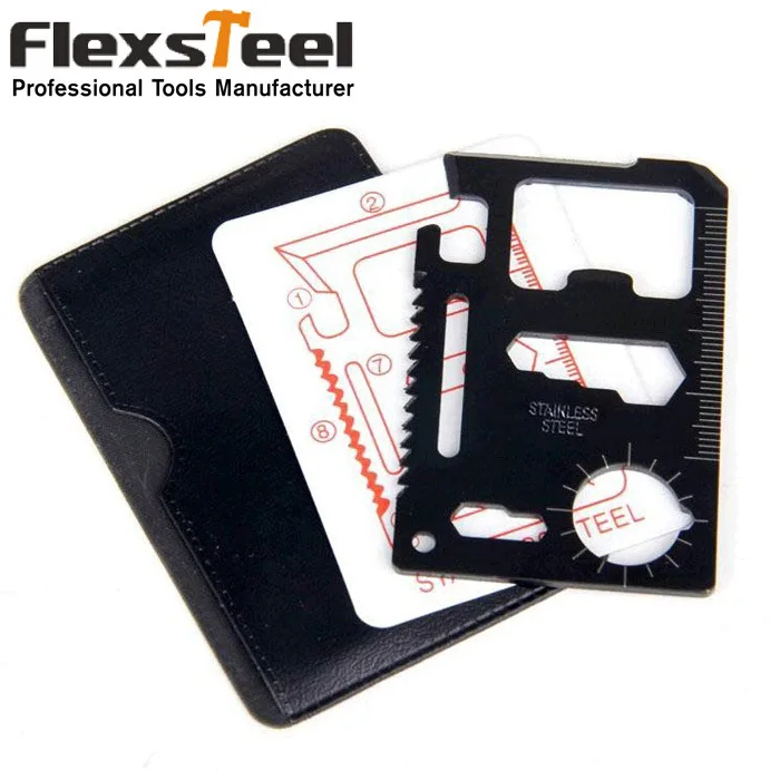 Новинка инструмент для кемпинга Нержавеющая сталь кредитной карты