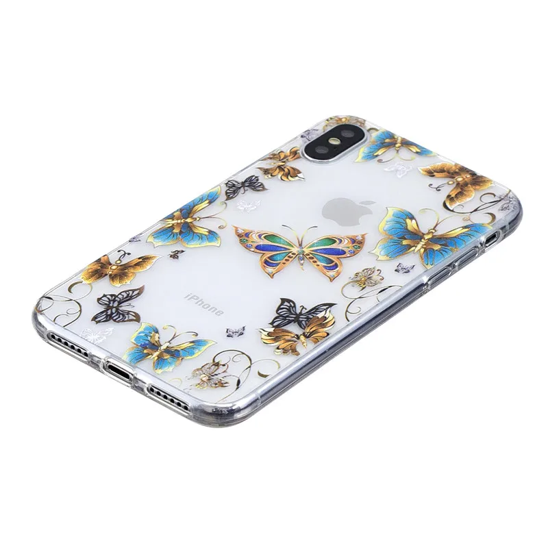 FLYKYLIN Silicone Case on for Coque iPhone 7 cases 5 5S 5SE 6 6S 6Plus 7Plus 8 8Plus Cover Soft TPU Capa Fundas |