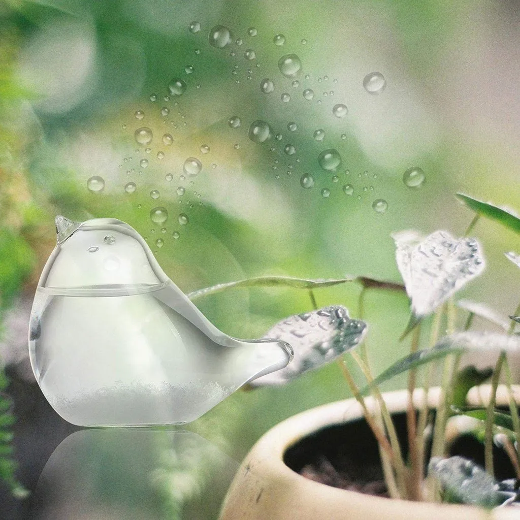 Прогноз погоды Storm Glass в форме птицы Хрустальный настольный декор стеклянные