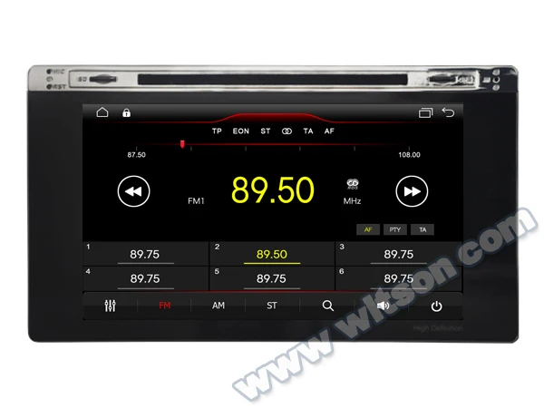 Автомобильный радиоприемник WITSON Android 10 DVD GPS для TOYOTA Corolla/Fortuner/Estima/лей 2017 MIRROR LINK/