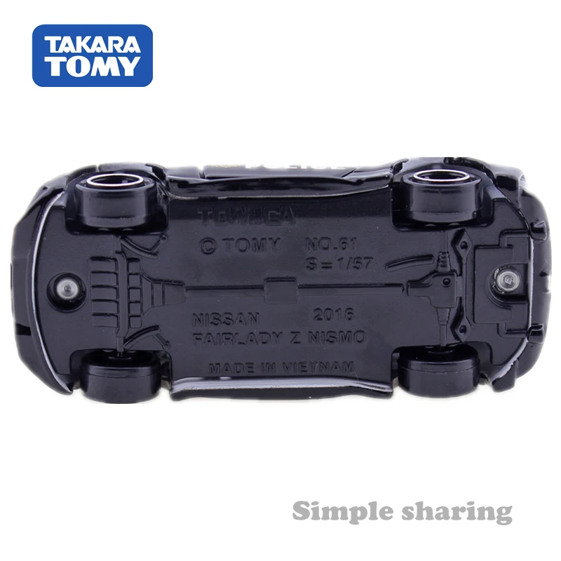 TAKARA TOMY TOMICA No.61 NISSAN FAIRLADY Z NISMO автомобиль 1:57 литые миниатюрные детские игрушки набор