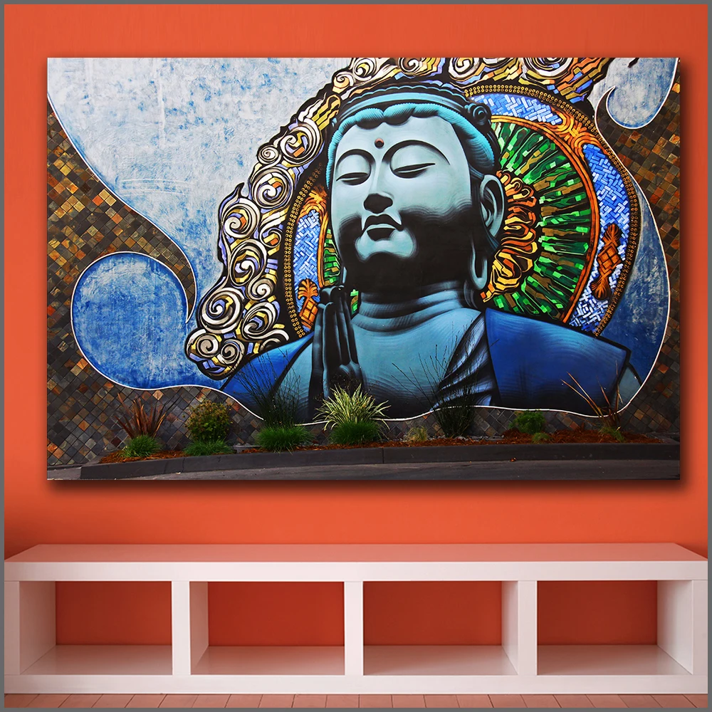 Картина маслом большого размера Retna Koreatown Los Angeles рисунок на холсте для гостиной и