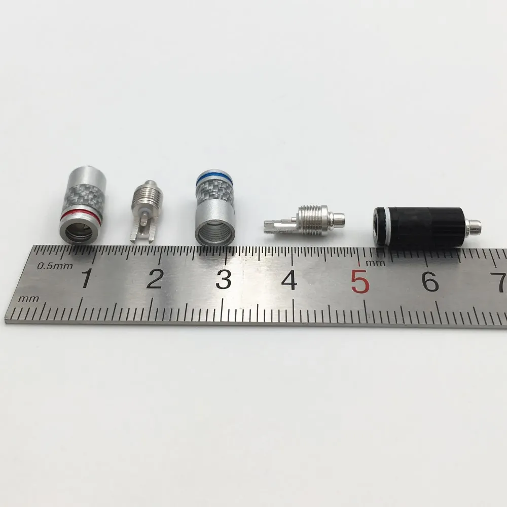 5 пар с родиевым покрытием разъем для наушников DIY HiFi Shure SE535 SE846 UE900 корпус из