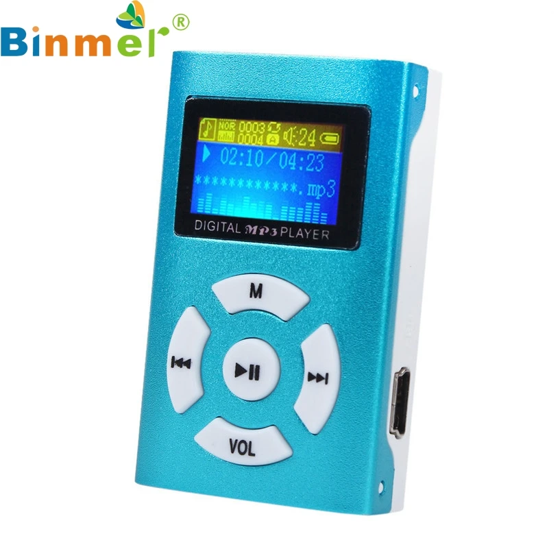 Binmer A18 Mecall горячая Распродажа USB мини MP3 плеер ЖК экран Поддержка 32 ГБ Micro SD TF карта