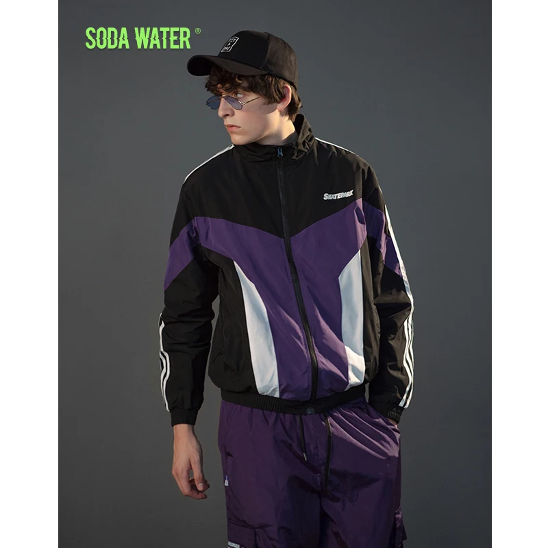 SODA WATER 2018 новая весенняя Осенняя повседневная мужская куртка-бомбер бейсбольная