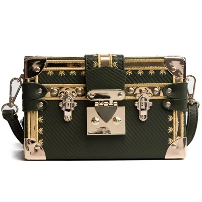 Женская коробка маленькая квадратная сумка через плечо с цепочкой сумки и