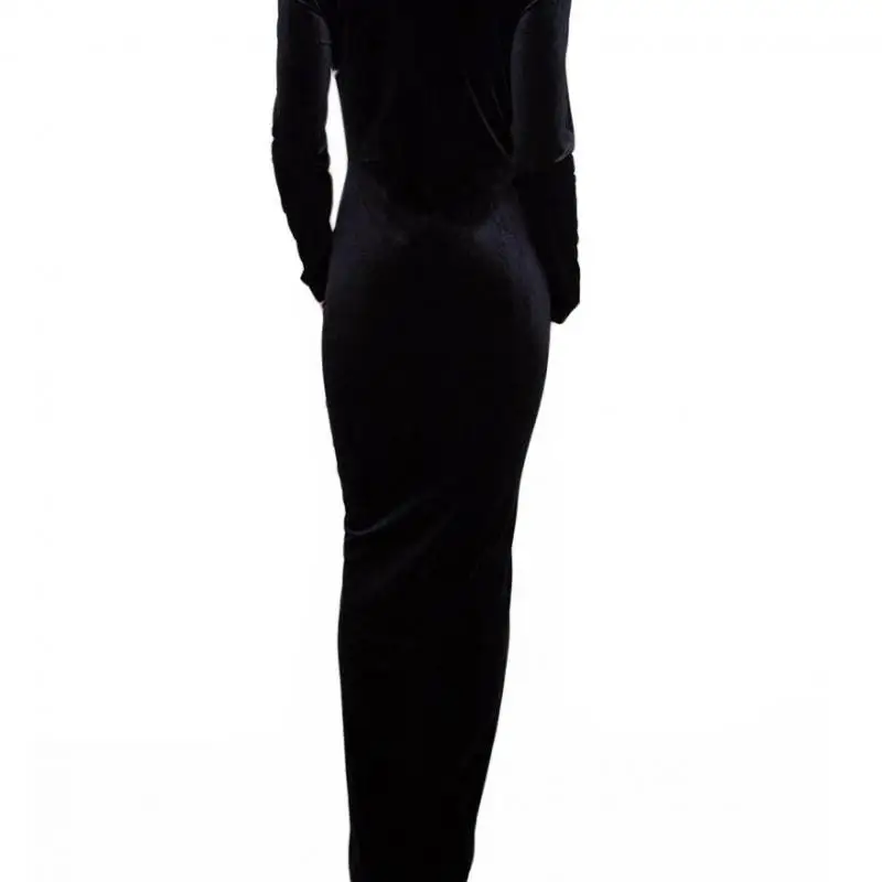 Женское платье с длинным рукавом и V-образным вырезом | Женская одежда