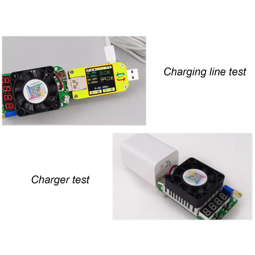 LD25 LD35 25 Вт/35 Вт USB электронный тестер нагрузки Интеллектуальная защита
