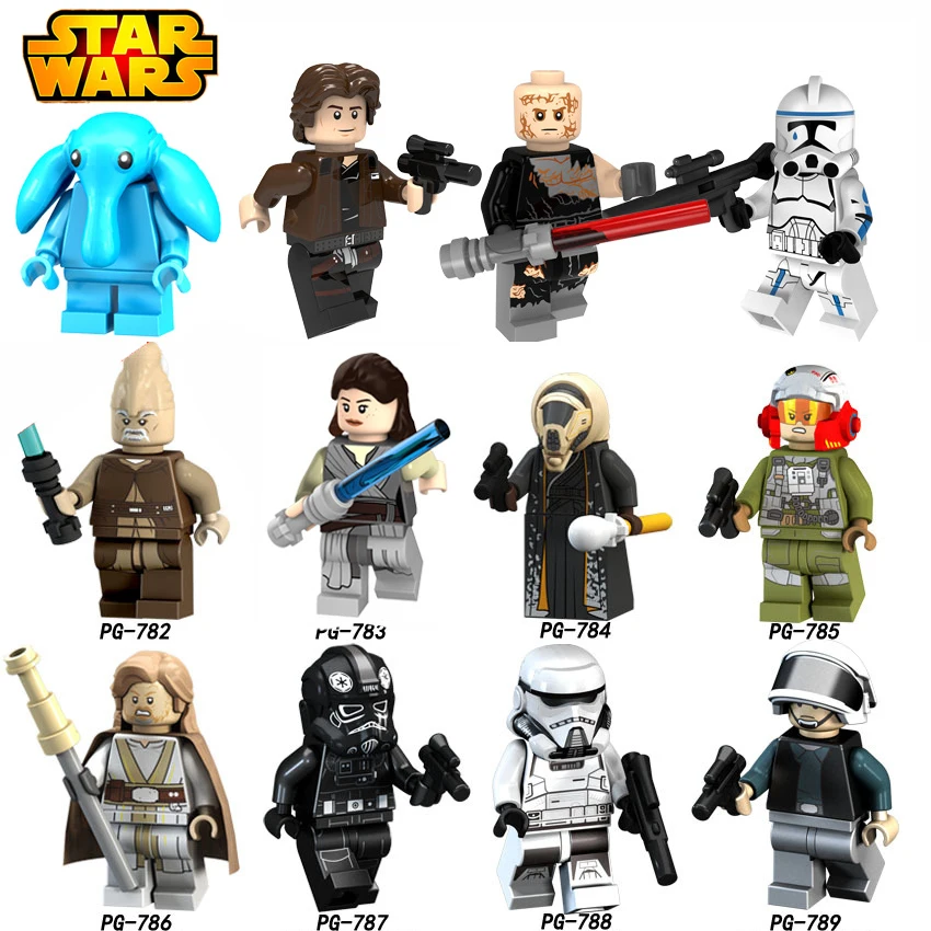 Звездные войны Spcae серии люк йода Дарт Реван Вейдер Дуку последний джедай сила