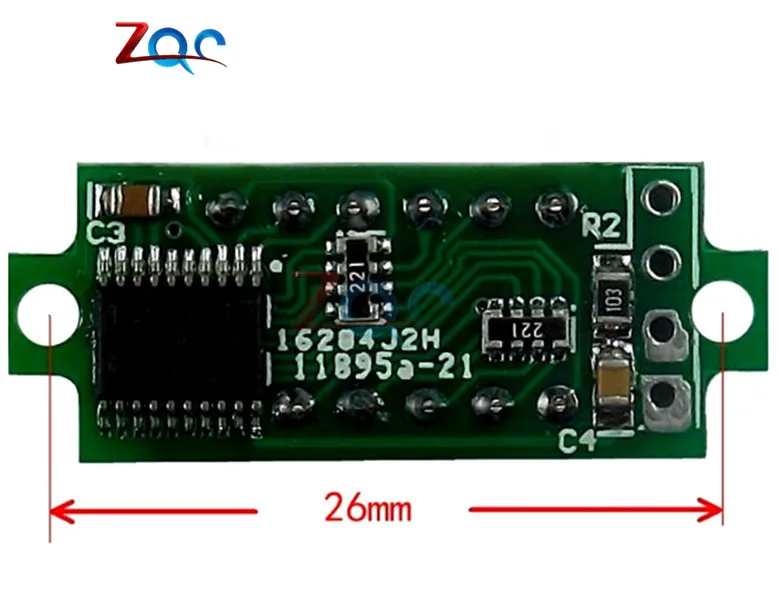 0,28 ''2,5 V-30 в, 12 В, 24 В постоянного тока, Мини светодиодный DC Цифровой вольтметр Напряжение метр Панель вольт метр тестер детектор мониторы 2 провода авто мобильного телефона