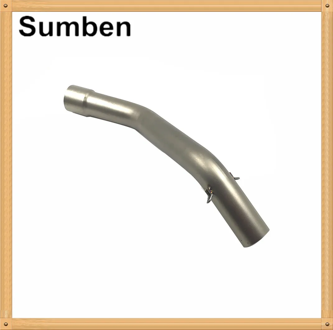 Выхлопная труба средней длины для мотоцикла соединитель Kawasaki Ninja ZX6R 2009 2018 / ZX10R 2008