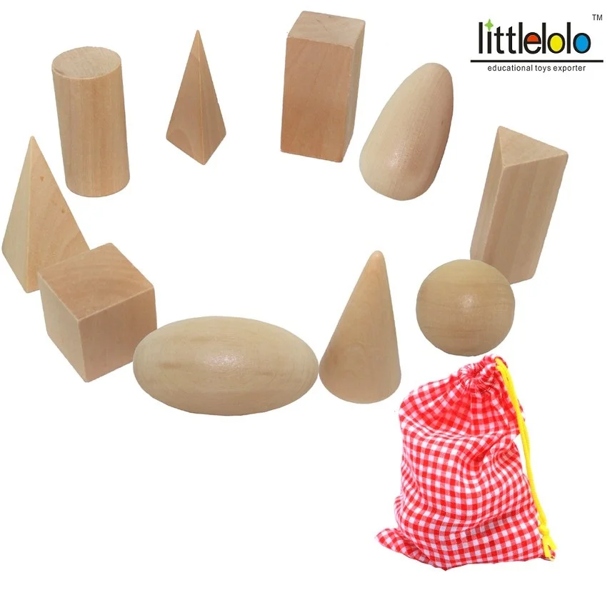 Детская математическая игрушка деревянная таинственная сумка монтессори для