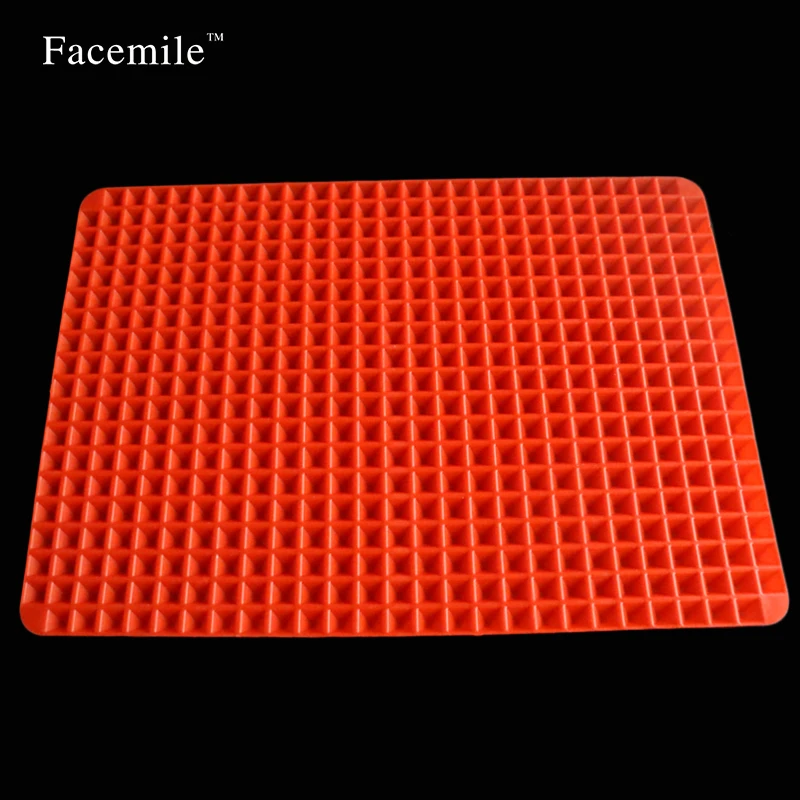 Антипригарная жаростойкая силиконовая выпечка в форме пирамиды жарка коврики