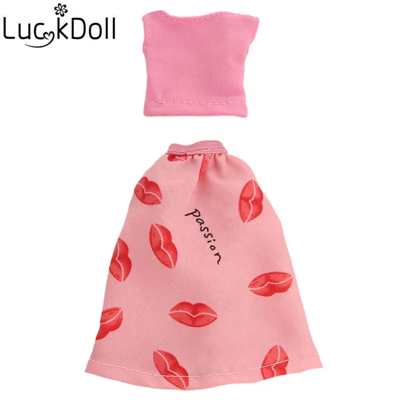 LUCKDOLL 12 комплектов модных вечерних платьев размер 11 8 дюйма аксессуары для одежды
