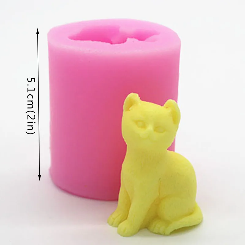 3D форма в виде кошки Lovley силиконовая для шоколада конфет тортов инструменты