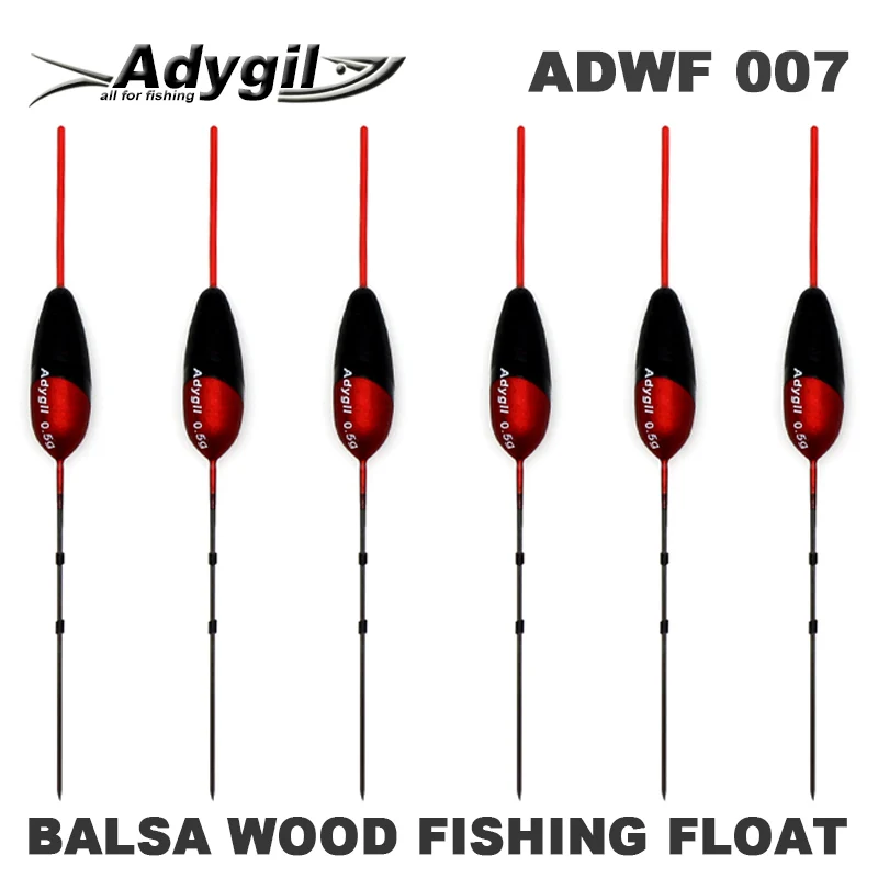 Adygil пробкового дерева поплавок ADWF 007 135 мм Floatation 0,5 г 6 шт./лот - Цвет: 007