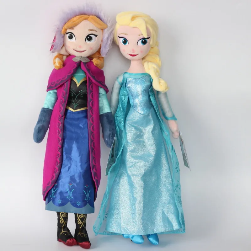 Игрушки Disney 40 см 50 мягкие плюшевые куклы игрушки принцессы Холодное сердце кукла