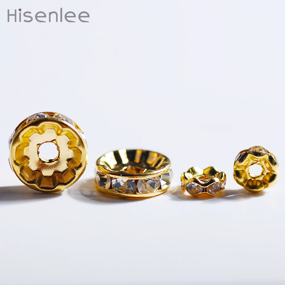 6 мм мини цинковый сплав прозрачные стеклянные стразы круглые бусины