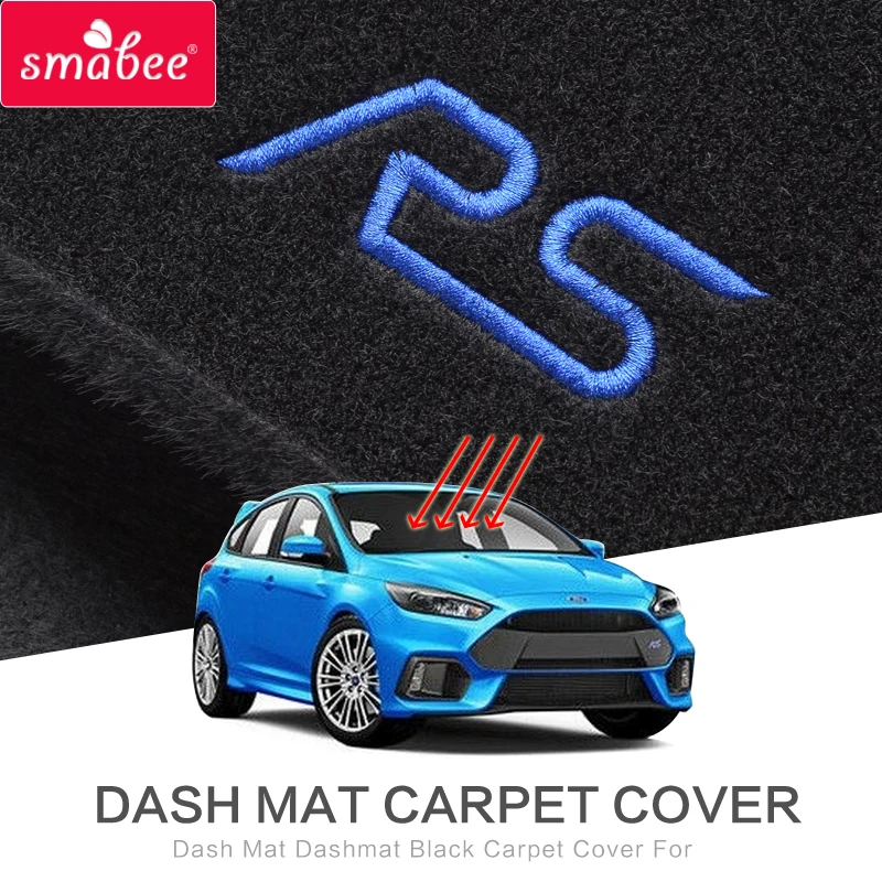 Коврик для приборной панели smabee черный коврик защита от солнца аксессуары Ford Focus