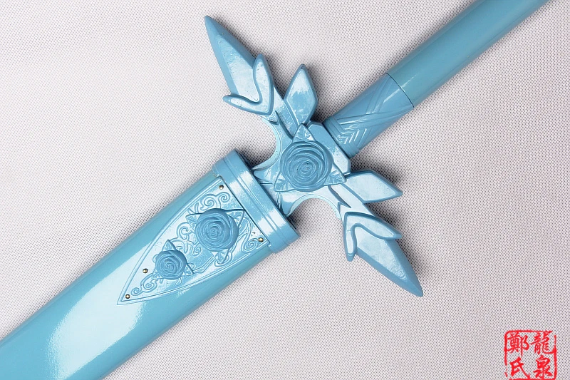 Fantasy swords for SAO Sword Art Online Alicization Eugeo-Blue Rose Sword carbon steel real blade anime replica cosplay props
