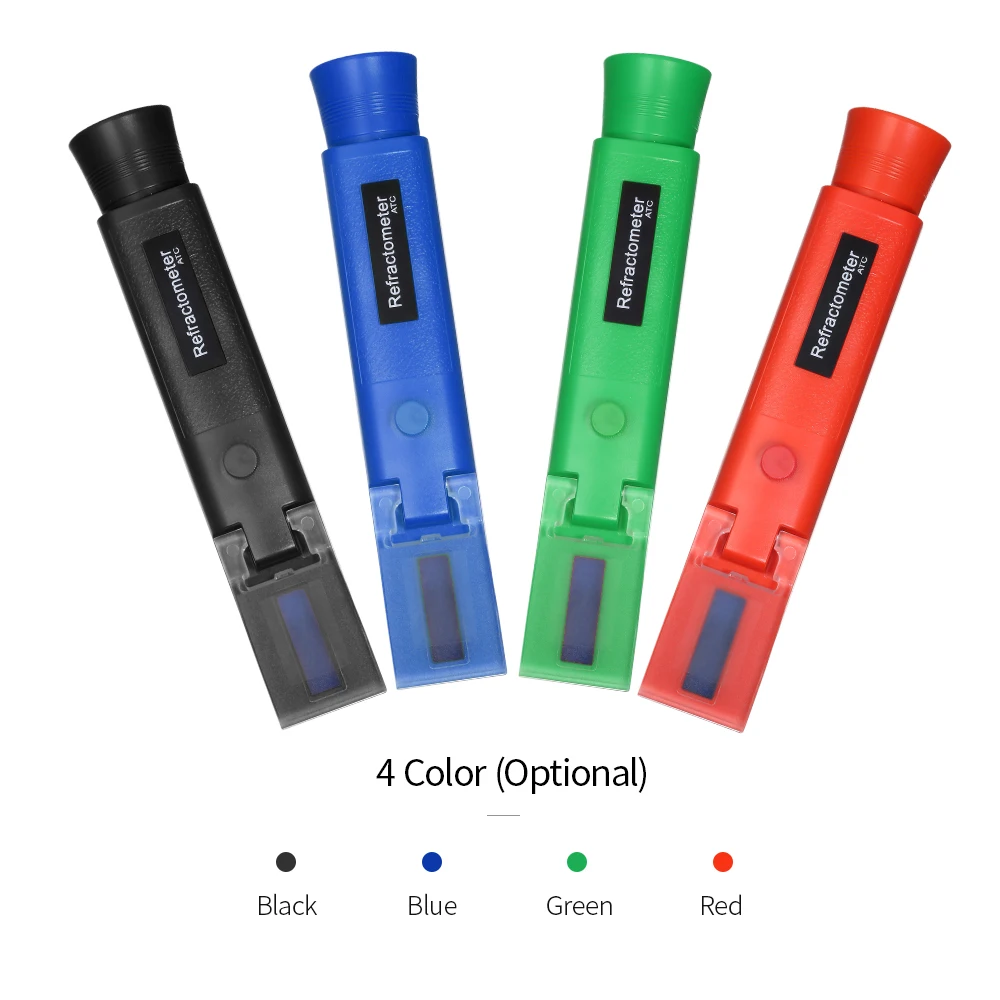 Portable ATC Alcohol Refractometer Handheld Refratometer Liquor Volume Percent Tester with 0-80% Measuring Range | Инструменты