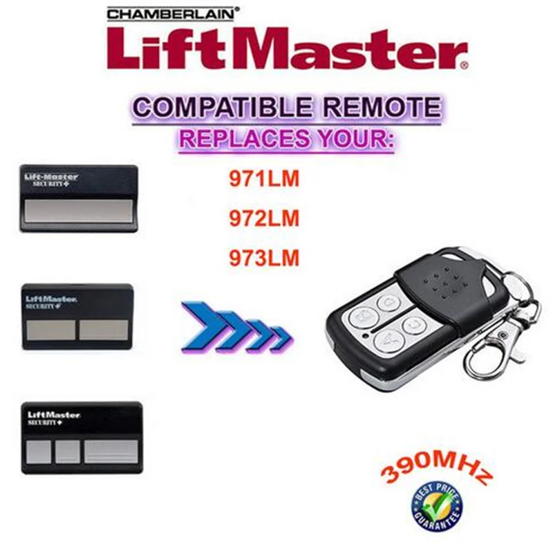 Пульт дистанционного управления для гаражных дверей Liftmaster 971LM/972LM/973LM /139.53681B/13953180