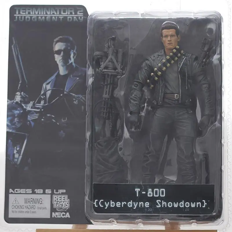 Классический фильм Арнольд кукла шварценегера NECA Терминатор 2 T800 Cyberdyne Showdown