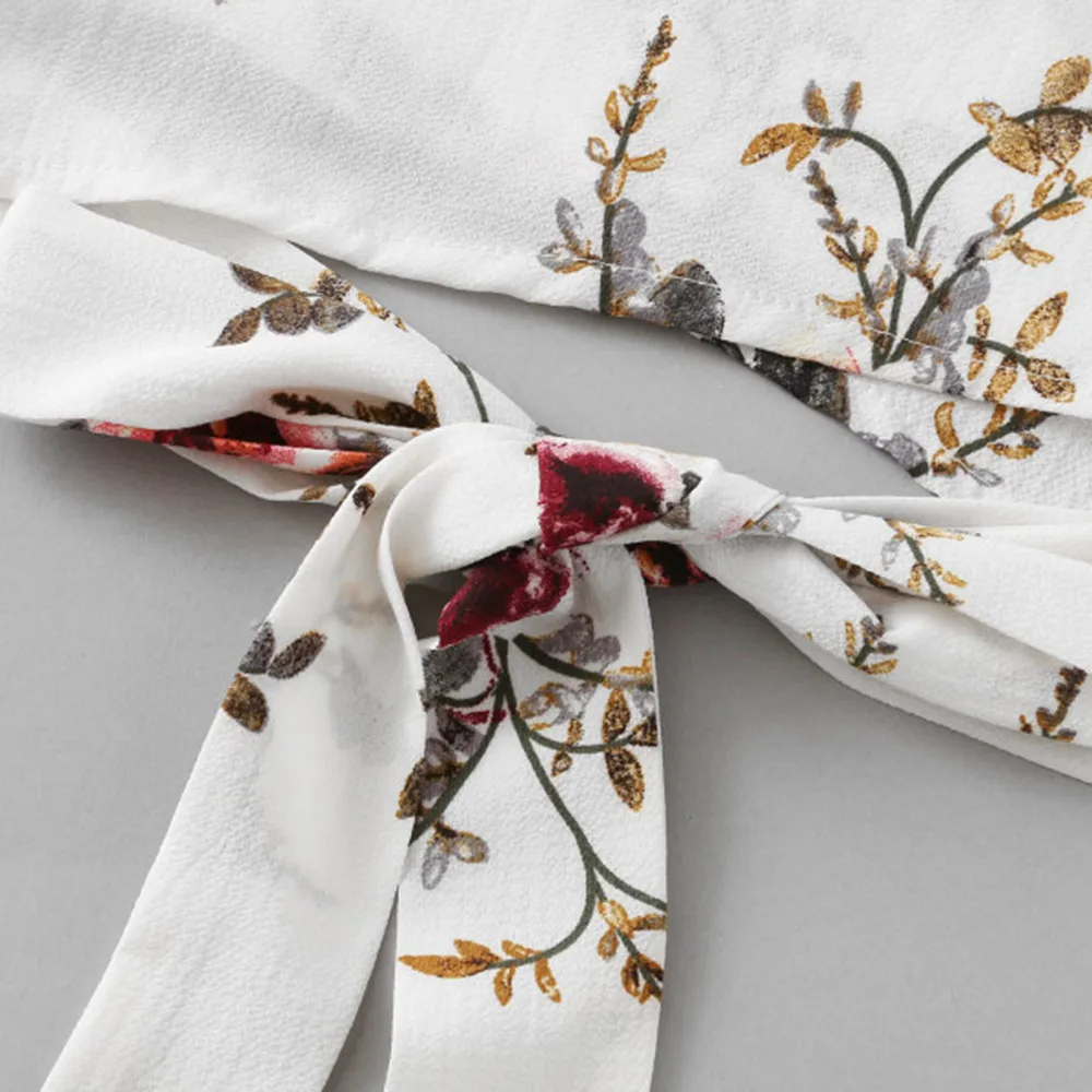 Летний женский комплект повседневный из двух предметов короткий рукав цветочный