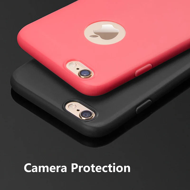 YAMIZOO Coque чехол для iPhone 7 Чехол 6 Ударопрочный силиконовый милый черный девочек 6s x 8