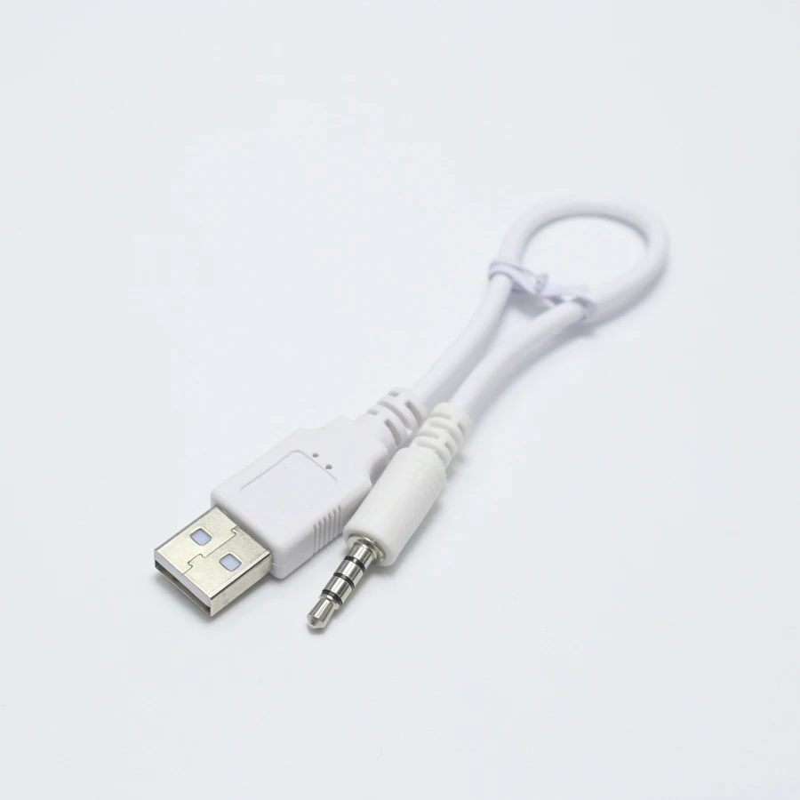 EClyxun 1 шт. USB 2.0 штекер типа A к 3 5 мм AUX аудио кабель зарядный разъем для подключения