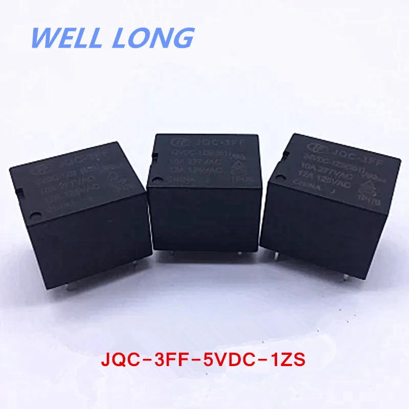 

10 шт./лот Мощность реле JQC-3FF-5VDC-1ZS 5VDC 12A 5pin.