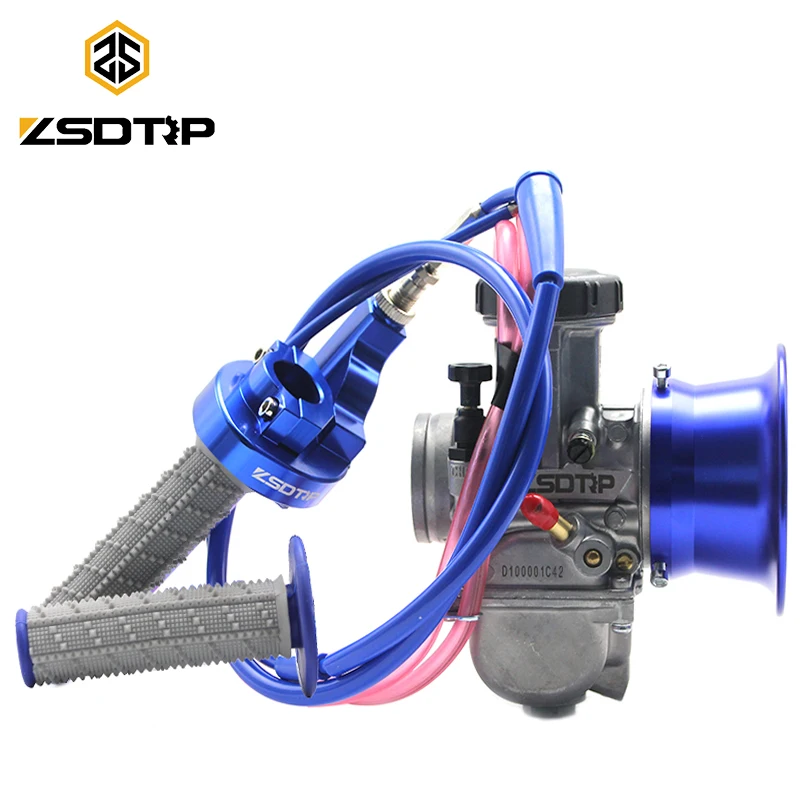 ZSDTRP 34 36 38 40 42 мм мотоцикл PWK карбюратор+ ручки дроссельной заслонки+ кабель+ ручки+ воздушный фильтр чашки