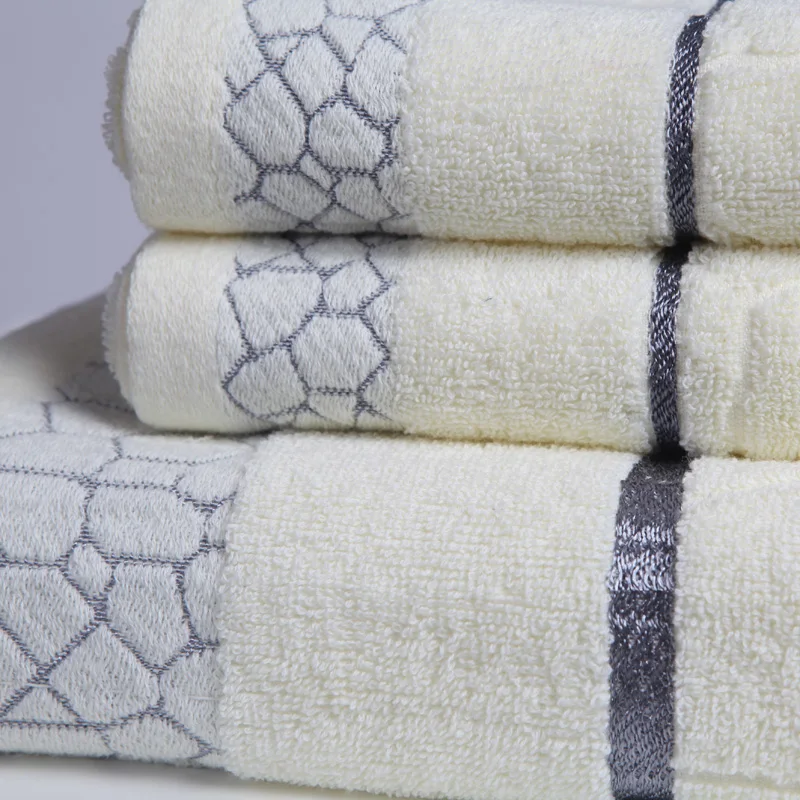 3 шт 100% хлопок простое банное полотенце набор для взрослых высокое качество