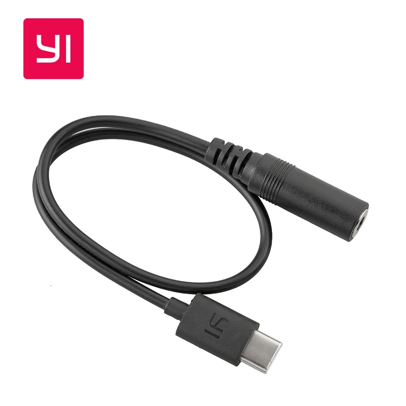Внешний адаптер для микрофона YI Type C на 3 5 мм аксессуары экшн-камеры 4K(+) Plus |