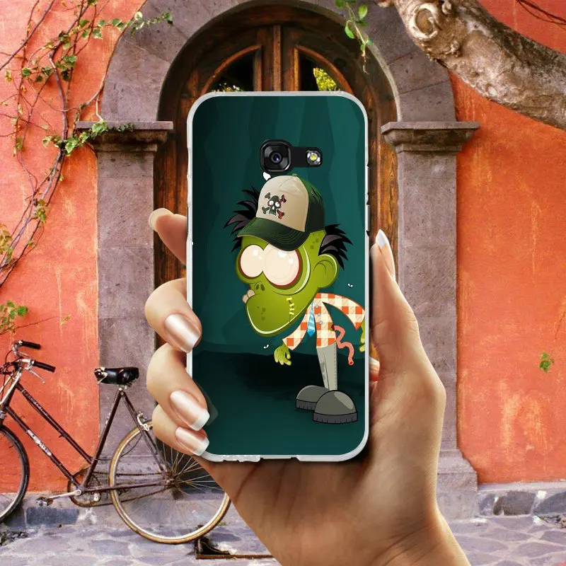 НЛО цифровой инопланетянин Мягкий ТПУ мобильный телефон чехлы для Samsung Galaxy S2 S3 S4 S5