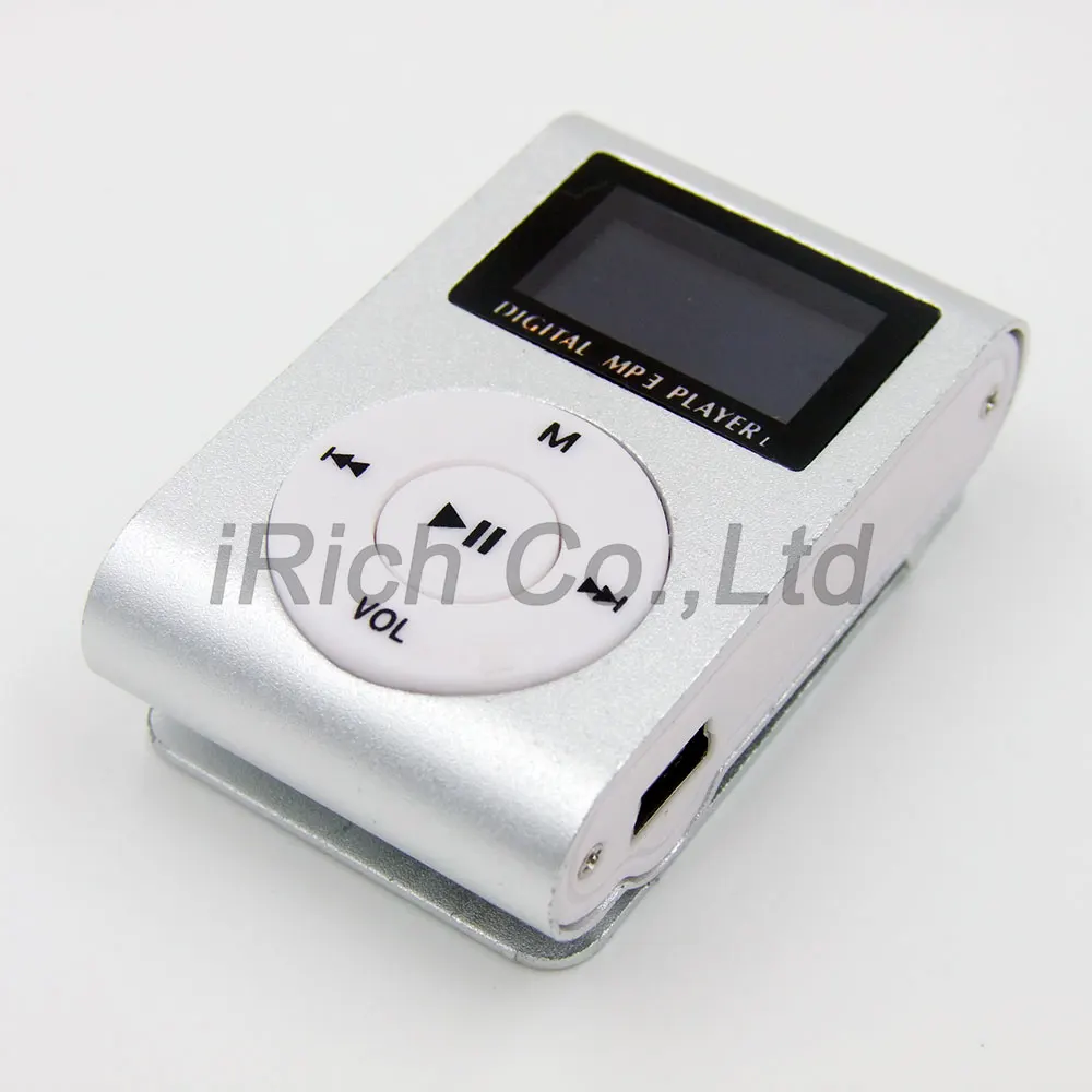 MP3 музыкальный плеер с поддержкой Micro SD карты памяти, Металлический Мини-зажим, Перезаряжаемый USB, спортивный музыкальный плеер, маленький размер, легко брать, модный