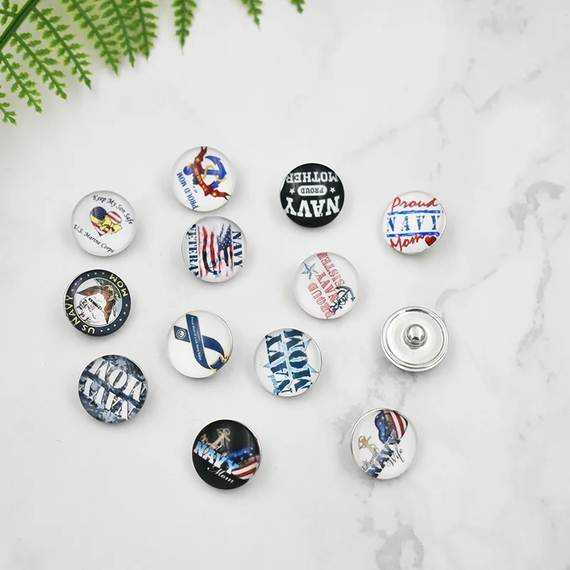 Поддержка полиции украшение с кнопкой защелкой пожарный фильм стекло 18 мм