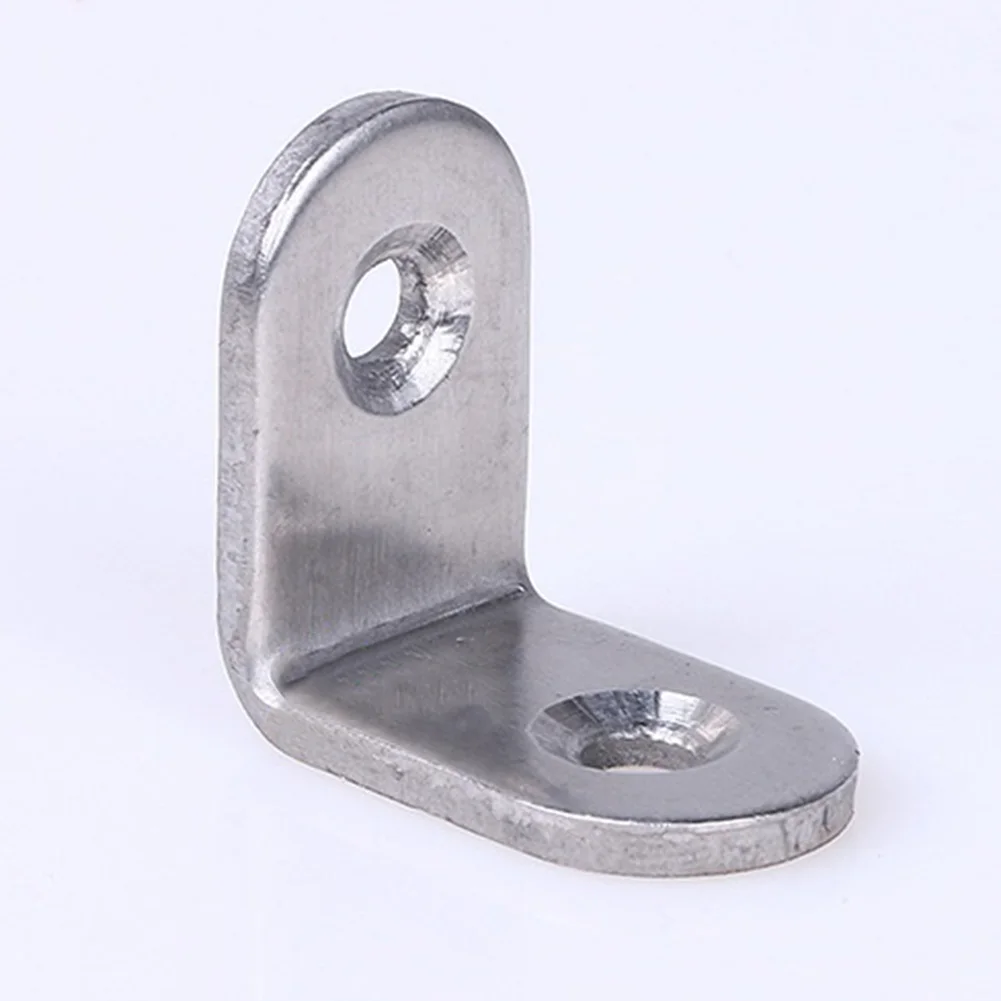 10 шт./лот нержавеющая сталь угловая скобка совместное правая мебельная фурнитура