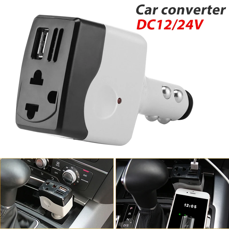 Автомобиля на выходе инвертора Автомобильная электроника эффективная USB Авто