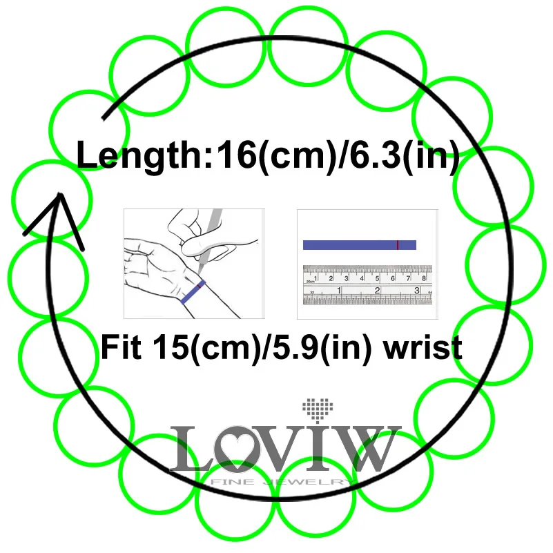 L16cm Fit 15cm wrist Новые бусы из бирюзы звено цепи цепного браслета серебристого цвета с возможностью крепления подвески-талисмана, ювелирное изделие в подарок для Для женщин Европейский Стиль loviw ювелирные украшения с камнями - Цвет камня: L16cm Fit 15cm wrist