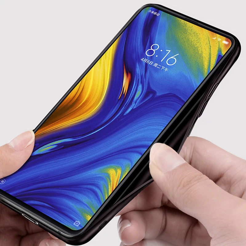 Для Xiaomi Mi 3 чехол Mofi оригинальный накладка из силикона Mix3 Coque Защитная ткань