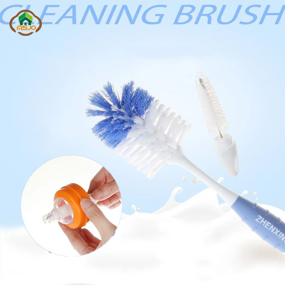 Детская бутылочная щетка MSJO 2 в 1 для кормления молоком кухни со стеклянной